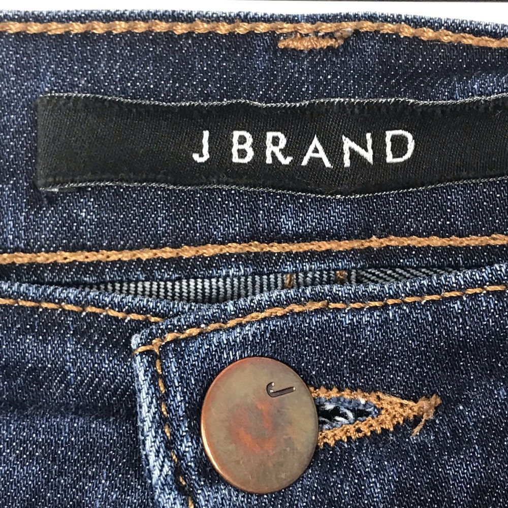 J. Brand Cigarette Leg Dark Vint Jeans Sz 27 - Picture 5 of 8